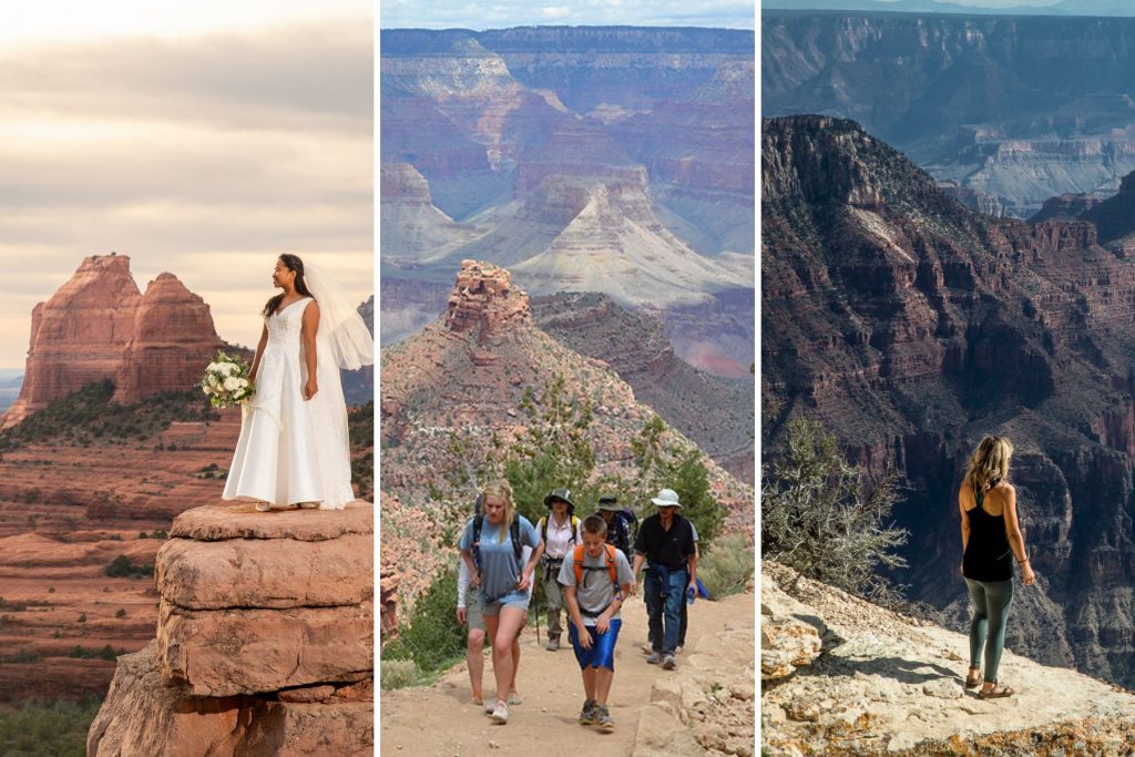 South Rim vs Below the Rim vs North Rim of the Grand Canyon