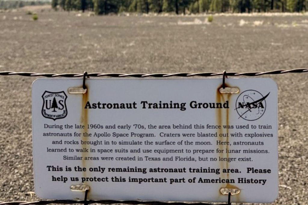 Cinder Lakes Apollo Training Area in Coconino National Forest